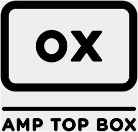 OX AMP TOP BOX logo