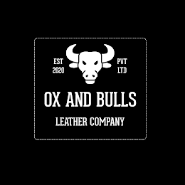 OX AND BULLS LEATHER COMPANY EST 2020 PVT LTD logo