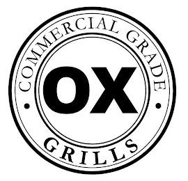 OX COMMERCIAL GRADE GRILLS logo