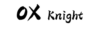 OX KNIGHT logo