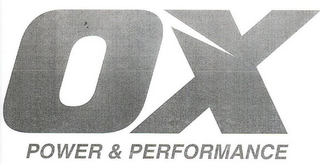 OX POWER & PERFORMANCE logo