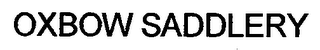 OXBOW SADDLERY logo
