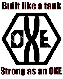 OXE BUILT LIKE A TANK STRONG AS AN OXE logo