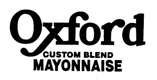 OXFORD CUSTOM BLEND MAYONNAISE logo
