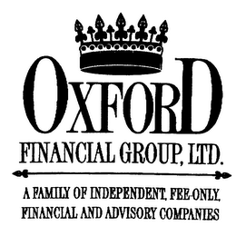OXFORD FINANCIAL GROUP, LTD. A FAMILY OF INDEPENDENT FEE-ONLY, FINANCIAL AND ADVISORY COMPANIES logo