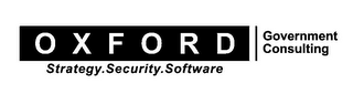 OXFORD GOVERNMENT CONSULTING STRATEGY.SECURITY.SOFTWARE logo