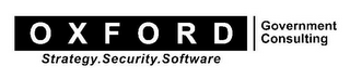 OXFORD GOVERNMENT CONSULTING STRATEGY.SECURITY.SOFTWARE logo