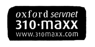 OXFORD SERVNET 310.MAXX WWW.310MAXX.COM logo