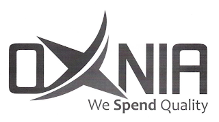OXNIA WE SPEND QUALITY logo