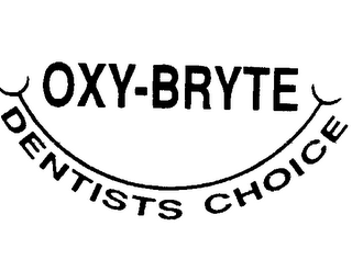 OXY-BRYTE DENTISTS CHOICE logo