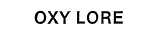 OXY LORE logo