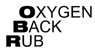 OXYGEN BACK RUB logo