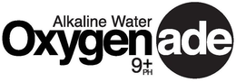 OXYGENADE, ALKALINE WATER, 9+PH logo