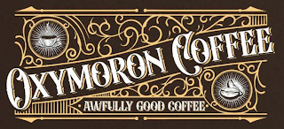OXYMORON COFFEE AWFULLY GOOD COFFEE logo