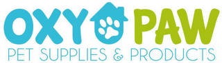 OXYPAW PET SUPPLIES & PRODUCTS logo