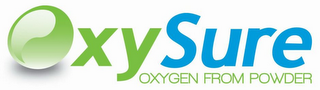 OXYSURE OXYGEN FROM POWDER logo