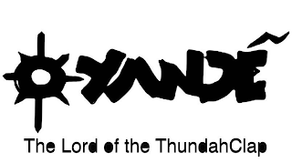 OYANDE' THE LORD OF THE THUNDAHCLAP logo