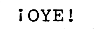 OYE! logo