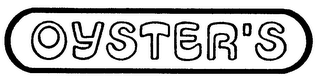 OYSTER'S logo