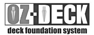 OZ-DECK DECK FOUNDATION SYSTEM logo