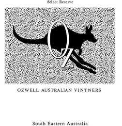 OZ SELECT RESERVE OZWELL AUSTRALIAN VINTNERS SOUTH EASTERN AUSTRALIA logo