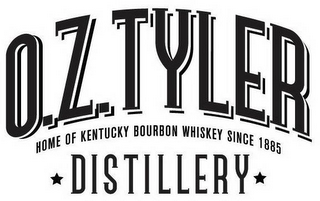 O.Z. TYLER DISTILLERY - HOME OF KENTUCKY BOURBON WHISKEY SINCE 1885 logo