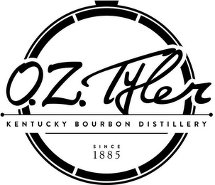 O.Z. TYLER KENTUCKY BOURBON DISTILLERY SINCE 1885 logo