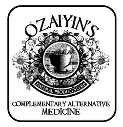 OZAIYIN'S NATURAL PRODUCTS CORP. COMPLEMENTARY ALTERNATIVE MEDICINE logo