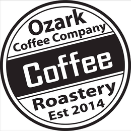 OZARK COFFEE COMPANY COFFEE ROASTERY EST 2014 logo