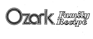 OZARK FAMILY RECIPE logo