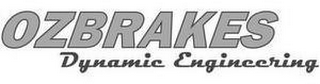 OZBRAKES DYNAMIC ENGINEERING logo