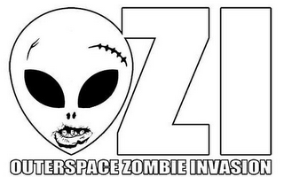 OZI OUTERSPACE ZOMBIE INVASION logo