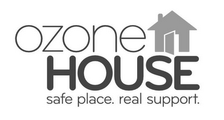 OZONE HOUSE SAFE PLACE. REAL SUPPORT. logo