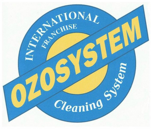 OZOSYSTEM INTERNATIONAL FRANCHISE CLEANING SYSTEM logo