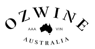 OZWINE AAA VIN AUSTRALIA logo