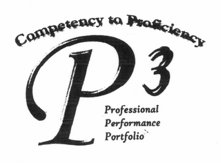 P 3 COMPETENCY TO PROFICIENCY PROFESSIONAL PERFORMANCE PORTFOLIO