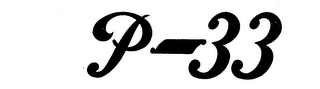 P-33 logo