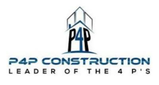 P 4 P CONSTRUCTION LEADER OF THE 4 P S logo