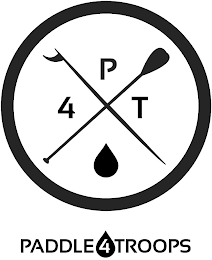 P 4 T PADDLE4TROOPS logo