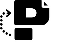 P logo