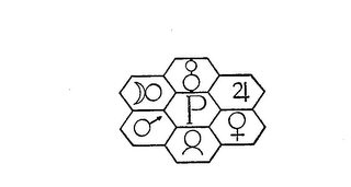 P logo