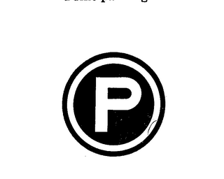 P logo