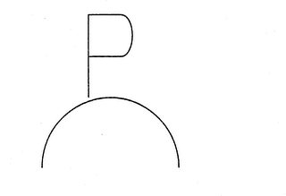 P logo