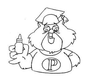 P logo