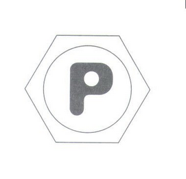 P logo