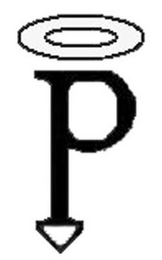 P logo