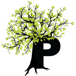 P logo