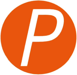 P logo