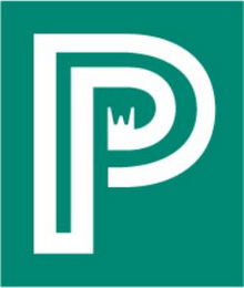P logo