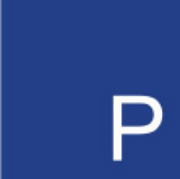 P logo